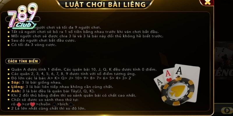 Hướng dẫn luật chơi Liêng online chuẩn chỉnh